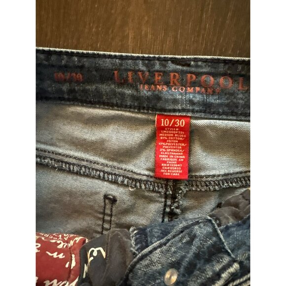 Liverpool Abby Skinny Snake Print Jeans Size 10/30 - Picture 3 of 10